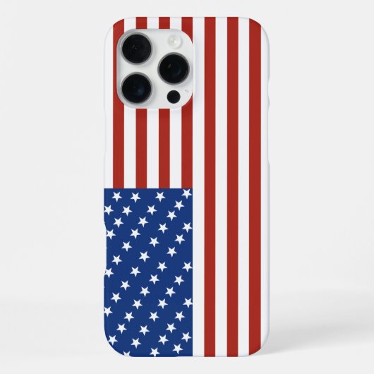 モダンな愛国主義アメリカ国旗のスマホケース iPhoneケース (裏面)
