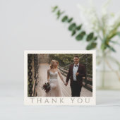 モダンな感謝のポストカード ポストカード (スタンド正面)