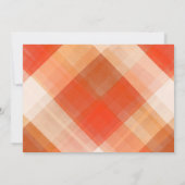 モダンな感謝のポンプキン感謝祭の食事 招待状 (裏面)