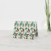 モダンな感謝の手紙をアップグレード サンキューカード (裏面)