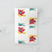 モダンな感謝の手紙をレベルアップ サンキューカード (内部)