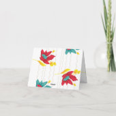 モダンな感謝の手紙を高める サンキューカード (裏面)