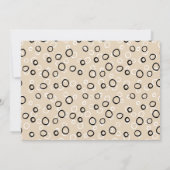 モダンな感謝祭と紅葉の秋の招待状 招待状 (裏面)