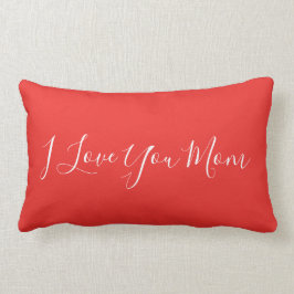 モダンな手はI愛にお母さん文字を入れました ランバークッション