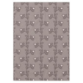 モダンな手描きの花のテーブルクロス テーブルクロス (正面)