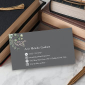 モダンな手書きスクリプト卒業生名刺 名刺