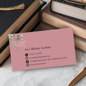 モダンな手書きスクリプト卒業生名刺 名刺