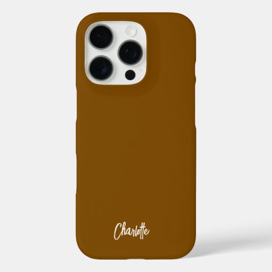 モダンな手書きスクリプト オーダーメイド Case-Mate iPhoneケース (裏面)