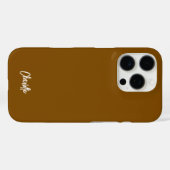 モダンな手書きスクリプト オーダーメイド Case-Mate iPhoneケース (裏面 (横))