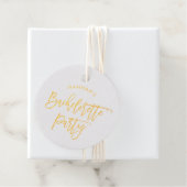 モダンな手書きスクリプト | ブライズパーティー フェイバータグ (箱)