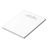 モダンな手書き風の上品なプロフェッショナルデザイン ノートパッド (回転)