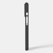 モダンな手書き風フォントの名前 白黒 カスタム  Case-Mate iPhoneケース (裏面 / 左)