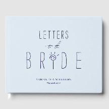 モダンな手紙　花嫁への　エレガントな何か青いもの