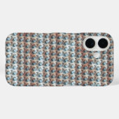 モダンな抽象デジタルパターン デザイン 1241 Case-Mate iPhoneケース (裏面 (横))