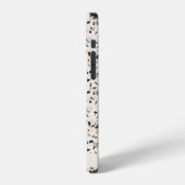 モダンな抽象パステルテラゾ柄 iPhoneケース (左側面)