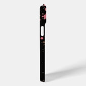 モダンな抽象ピンクリキッドゴールドとブラック大理石 Case-Mate iPhoneケース (裏面 / 右)