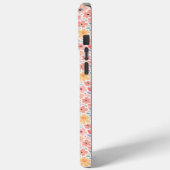 モダンな抽象フラワーパターン Case-Mate iPhoneケース (裏面 / 左)