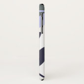 モダンな抽象フラワーリーフ柄 名前 Case-Mate iPhoneケース (裏面/左)