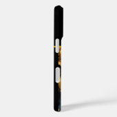 モダンな抽象ブラックゴールドマーブル柄 Case-Mate iPhoneケース (裏面 / 右)