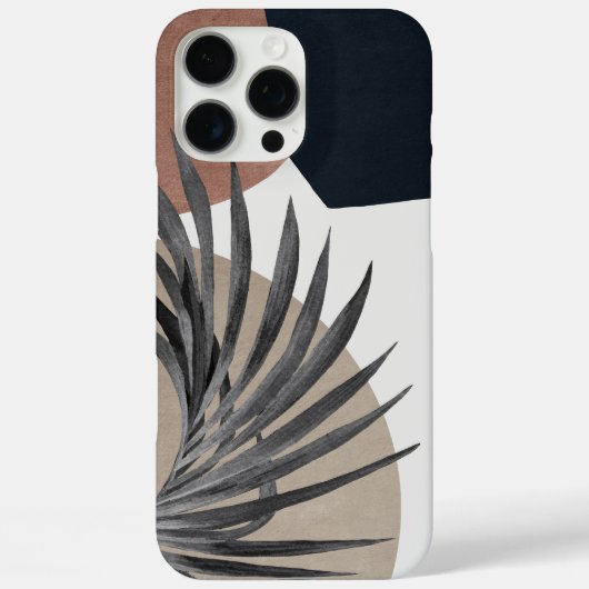モダンな抽象ボタニカルiPhoneケース Case-Mate iPhoneケース (裏面)