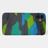 モダンな抽象幾何学柄 Case-Mate iPhoneケース (裏面(横))