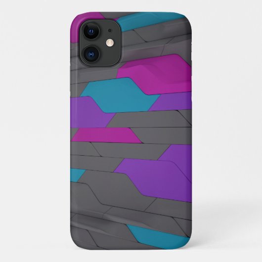 モダンな抽象幾何学柄 Case-Mate iPhoneケース (裏面)