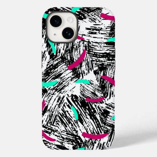 モダンな抽象柄 Case-Mate iPhoneケース (裏面)