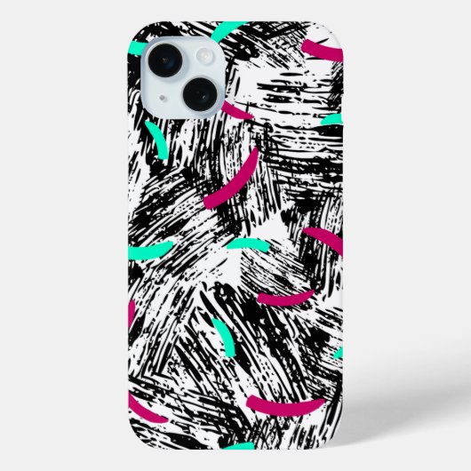 モダンな抽象柄 Case-Mate iPhoneケース (裏面)
