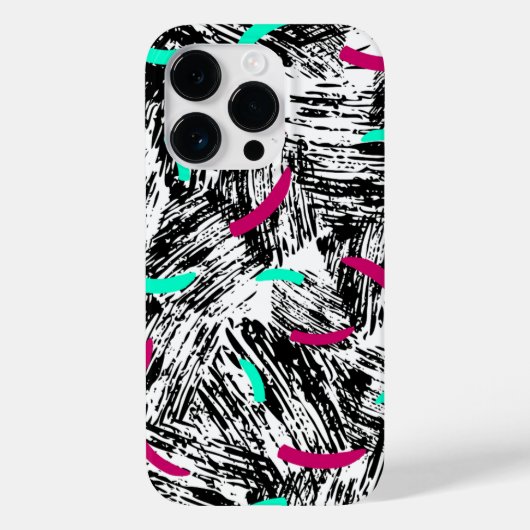 モダンな抽象柄 Case-Mate iPhoneケース (裏面)