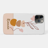 モダンな抽象画シンプルスタイル Case-Mate iPhoneケース (裏面(横))