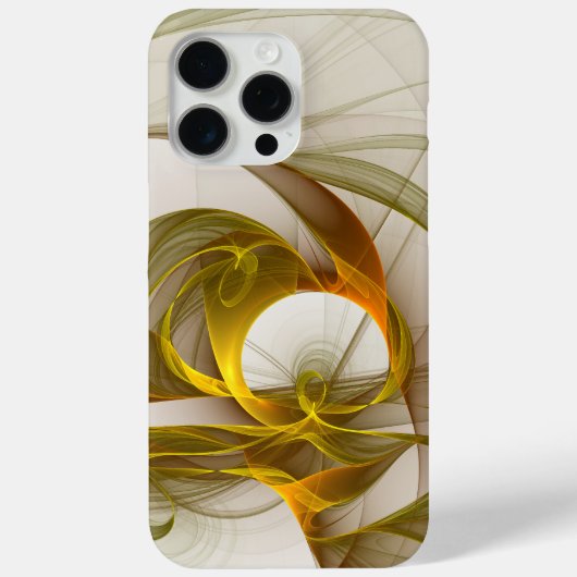 モダンな抽象的な貴金属の色彩のフラクタル Case-Mate iPhoneケース (裏面)