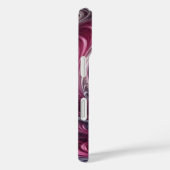 モダンな抽象的デザインのピンクとパープルの渦巻き Case-Mate iPhoneケース (裏面 / 右)