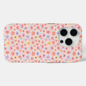 モダンな抽象的フラワーパターン Case-Mate iPhoneケース (裏面 (横))