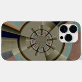 モダンな抽象色の調和 フラクタルアートグラフィック Case-Mate iPhoneケース (裏面 (横))
