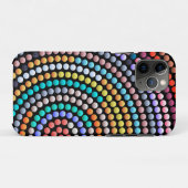モダンな抽象色ドットアート Case-Mate iPhoneケース (裏面(横))