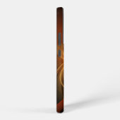 モダンな抽象芸術の光のエネルギーを表現した「モーニングマジック」 SAMSUNG GALAXYケース (右側面)