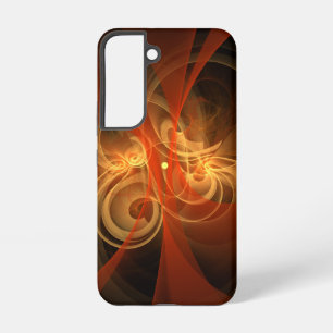 モダンな抽象芸術の光のエネルギーを表現した「モーニングマジック」 SAMSUNG GALAXY S22ケース