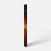 モダンな抽象芸術の光のエネルギーを表現した「モーニングマジック」 SAMSUNG GALAXYケース (左側面)