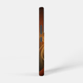 モダンな抽象芸術の光のエネルギーを表現した「モーニングマジック」 SAMSUNG GALAXYケース (右側面)