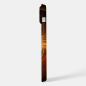 モダンな抽象芸術の光のエネルギーを表現した「Morning Magic」 iPhoneケース (左側面)