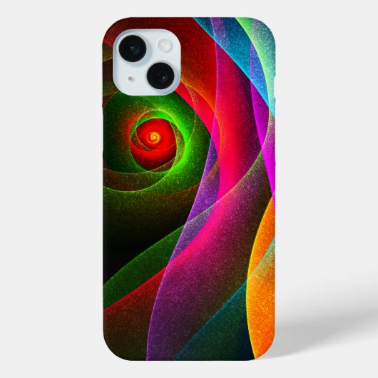 モダンな抽象芸術の赤緑オレンジの模様 #22 Case-Mate iPhoneケース (裏面)