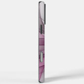 モダンな抽象芸術 ピンク フラクタルアート エレガントカオス Case-Mate iPhoneケース (裏面 / 右)