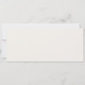 モダンな搭乗券は結婚式招待状に札をつけます 招待状 (裏面)