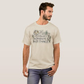 モダンな旅行の線画 - 物ではなく思い出を集めよう Tシャツ (正面フル)
