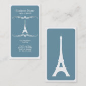 モダンな旅行(エッフェル塔) 名刺 (正面/裏面)