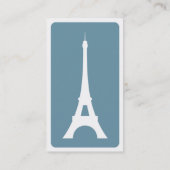 モダンな旅行(エッフェル塔) 名刺 (裏面)