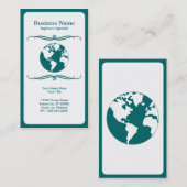 モダンな旅行 名刺 (正面/裏面)