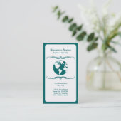 モダンな旅行 名刺 (スタンド正面)