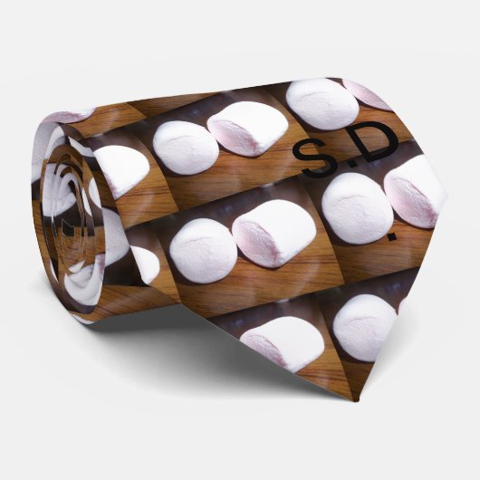 モダンな日のマシュマロのタイ ネクタイ (ロール)