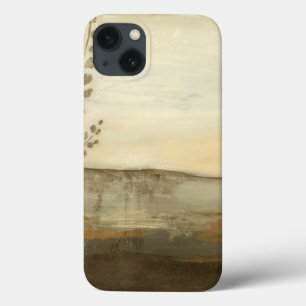 モダンな日没の景色の油絵 iPhone 13ケース